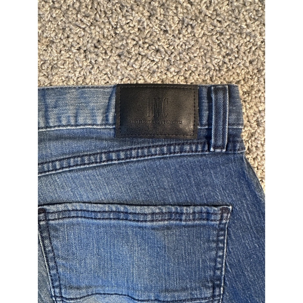 International Concepts Men's Slim Straight Jeans 38W X 32L Mid Rise Streetwear - Picture 3 of 5